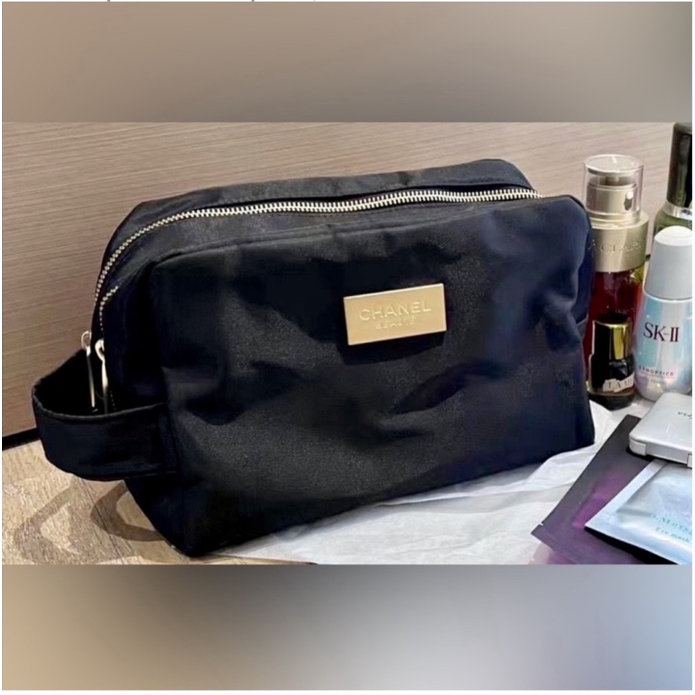 Chanel Makeup Travel Cosmetic Bag